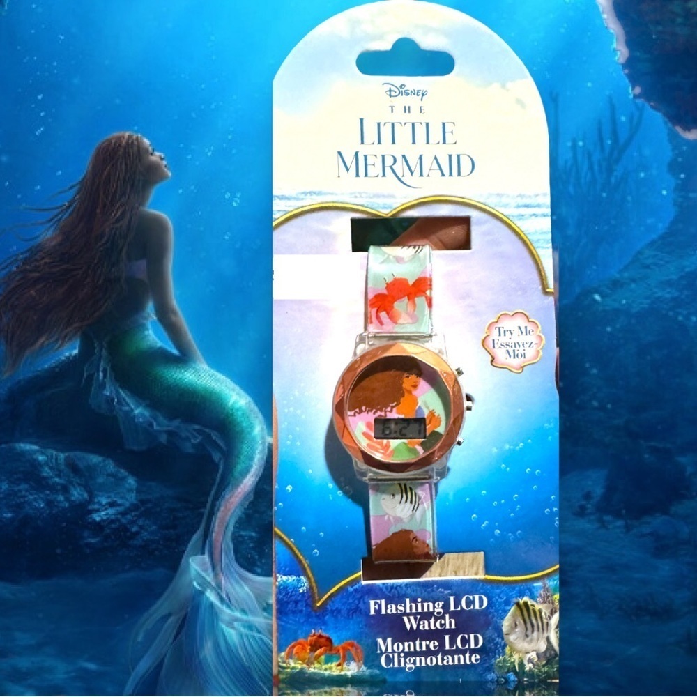 New disneys little mermaid flashing watch​